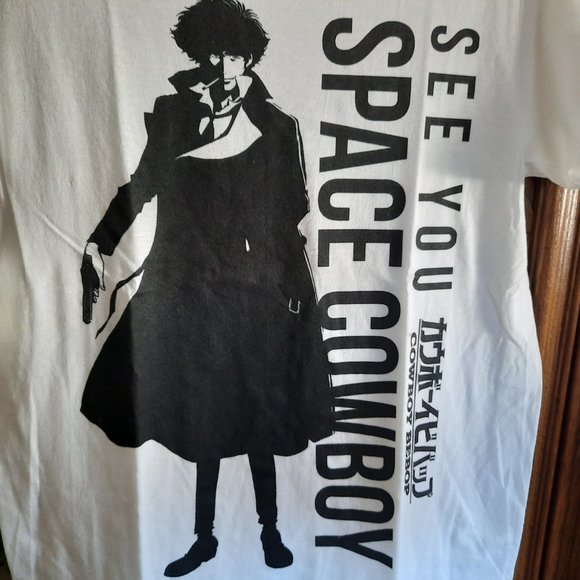 3/$15 COWBOY BEBOP 'See You Space Cowboy' Spike Graphic Anime T-Shirt - NEW! - Picture 5 of 14
